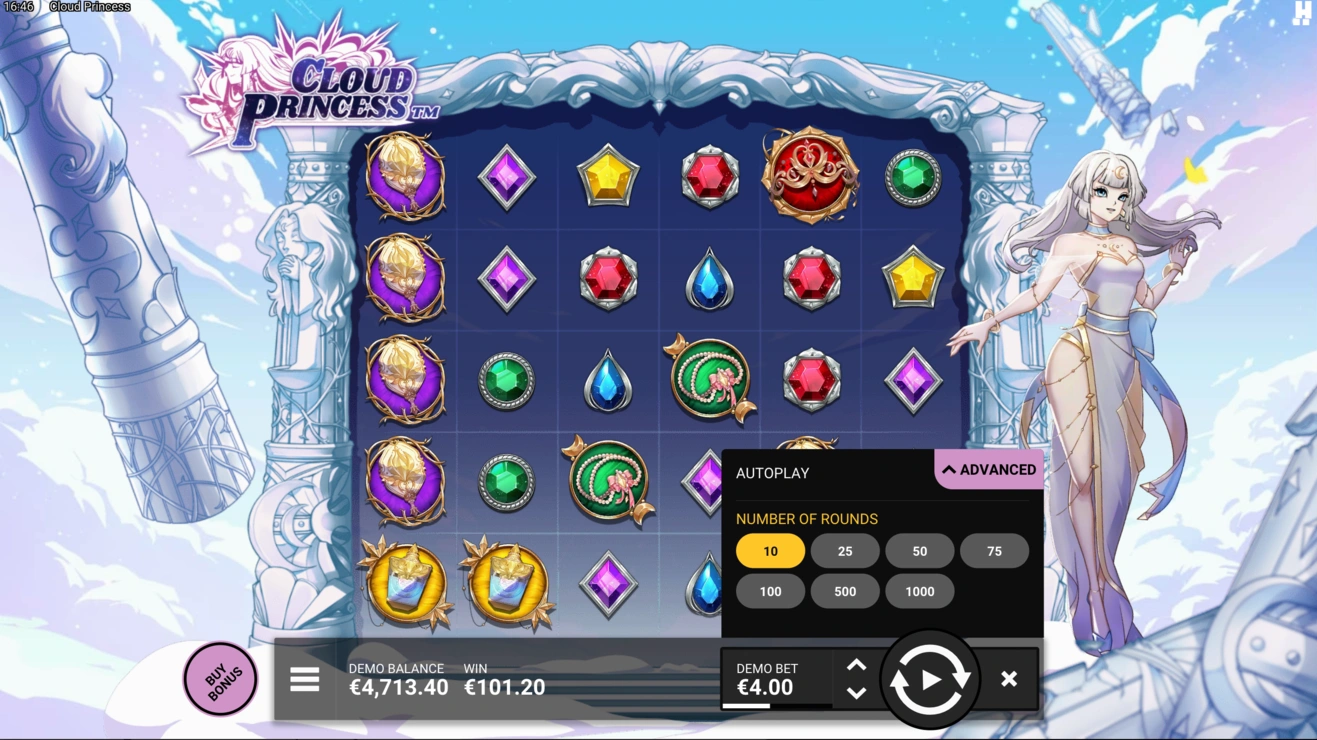 Cloud Princess Slot Oynanışı