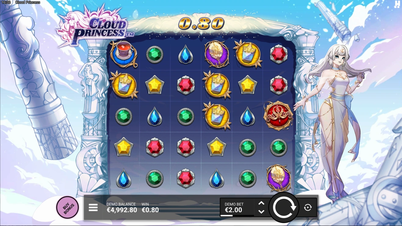 Cloud Princess Slot Teması
