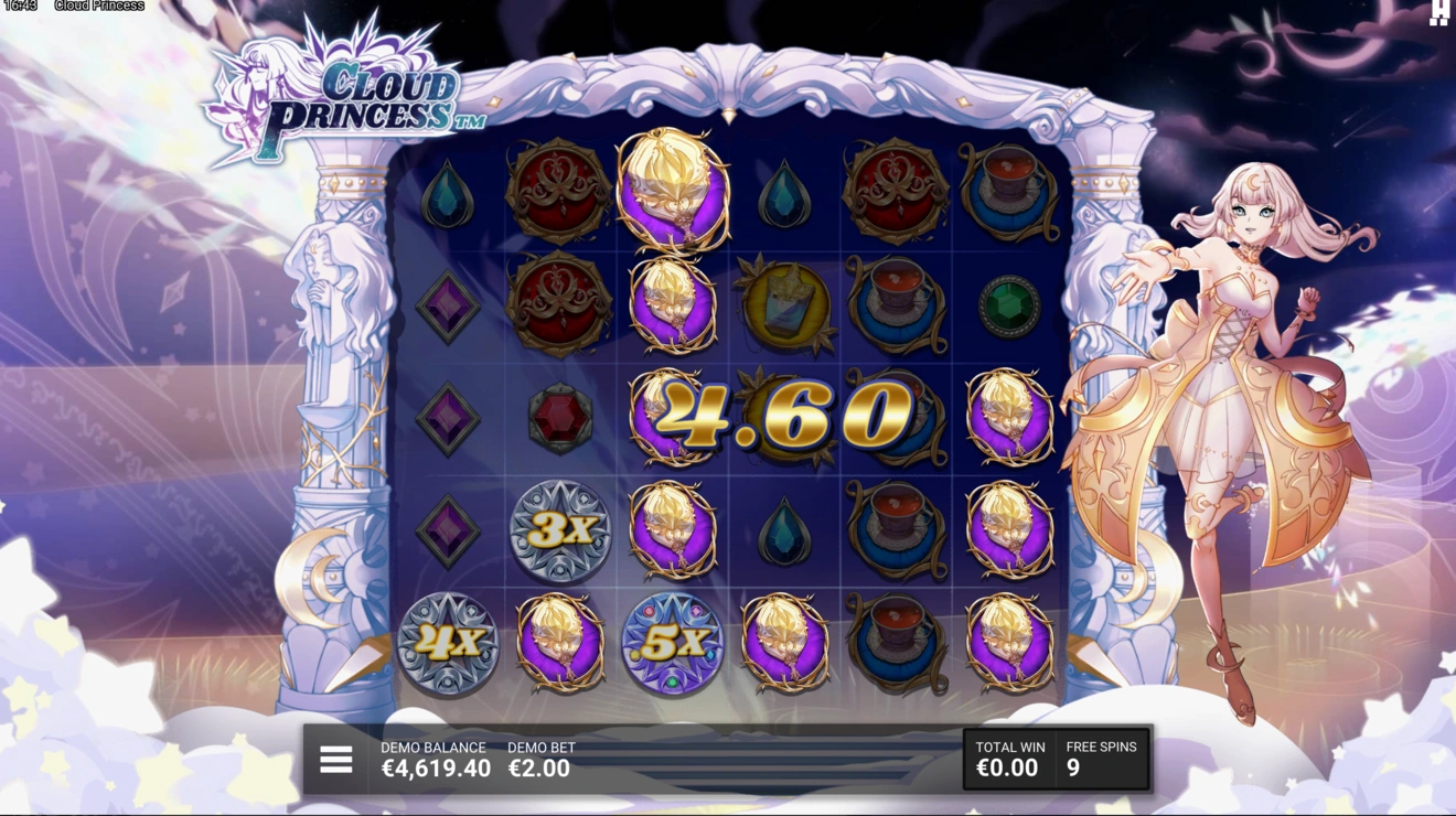 Cloud Princess Slot Vəhşi Simvollar